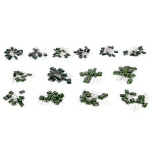 140Pcs 14 Values 630V Polyester Film Capacitor Electrolytic Assortment Kit - Picture 1 of 6