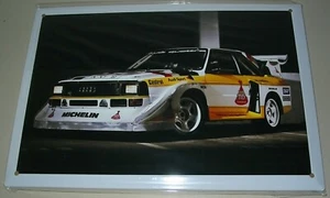 Audi Blechschild Blech Schild Pikes Peak Sport Quattro Typ 81 85 B2 Rallye NEU! - Picture 1 of 1