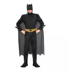 DC Comics Deluxe Batman Adult Men's Halloween Costume Extra Large XL - Picture 1 of 3