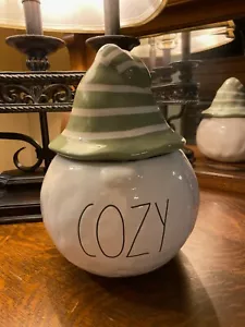 Rae Dunn Gnome Cozy Figure Sage Striped New Fall Halloween 2021 - Picture 1 of 5