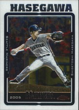 2005 Topps Chrome Seattle Mariners Baseball Card #404 Shigetoshi Hasegawa