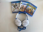 Ps4 Gaming Bundle Lot With Turtle Beach Ear Force Recon 70P White Gaming Headset
