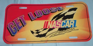 Wincraft Multicolor Get Loose NASCAR Racing Plastic License Plate New - Picture 1 of 1