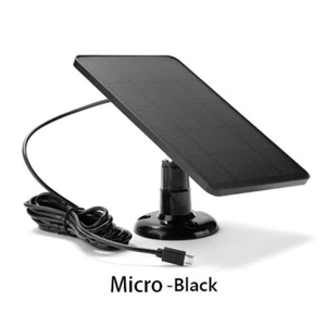 10W Solar Panel for Security Camera Light Stand USB Charging Waterproof Outdoor - Picture 1 of 22