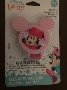 Disney Pink Minnie Mouse Pacifier Holder - Picture 1 of 2