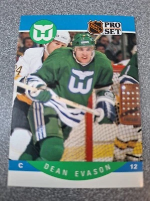 1990-91 Pro Set - #103 Dean Evason  g368 - Image 1 of 2