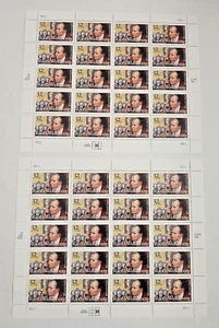 Hoja de 20 estampillas postales de 32 centavos de Estados Unidos de Raoul Wallenberg Scott #3135 - Paquete de 2 - Imagen 1 de 3