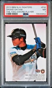 2013 BBM Fighters Hokkaido Shohei Ohtani Rookie The Two Sword Player #F92 PSA 7 - Picture 1 of 1