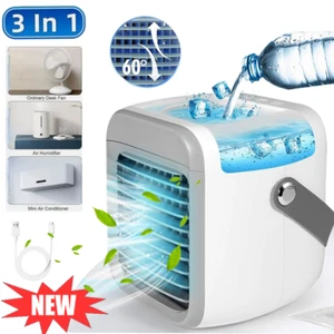 Mini Air Cooler Klimagerät Mobile Klimaanlage Klima Ventilator Luftbefeuchter DE - Bild 1 von 20