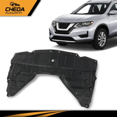 Protector contra salpicaduras negro apto para Nissan Rogue 2014-2020 motor delantero  Foto 1 de 4