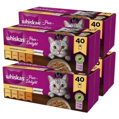 WHISKAS GEFLÜGELFUTTER IN GELEE 160x85G