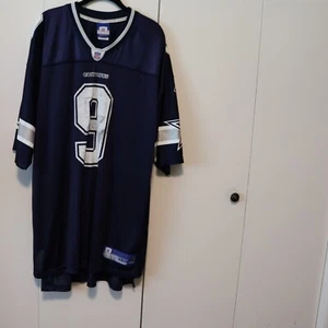 Dallas Cowboys Jersey Blue Tony Romo #9 Reebok On Field NFL Football Mens 2XL - Picture 1 of 6