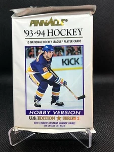 1993-94 Pinnacle NHL serie 2 HOCKEY 1 paquete 15 cartas sin abrir Eric Lindros - Imagen 1 de 6