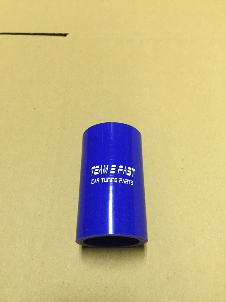 Silikonschlauch Verbinder 25mm 1" Blau Ladeluft Kühler Schlauch gerade Wasser - Bild 1 von 1