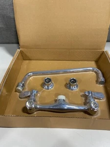 Whitehaus Collection Wall Mount Utility Faucet WHFS812 Polished Chrome - Picture 1 of 2