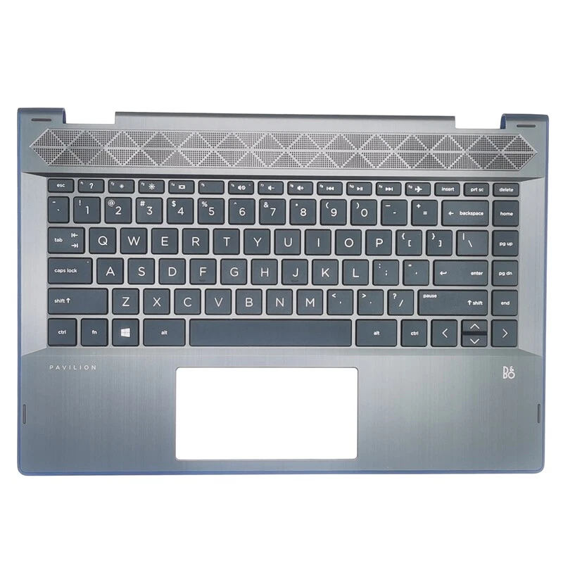 New HP Pavilion x360 14-cd 14m-cd0001dx Laptop Palmrest with Keyboard