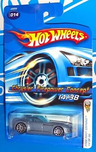Hot Wheels 2006 New Models #14 Chrysler Firepower Concept Mtflk Blue w/ 10SPs - Picture 1 of 2
