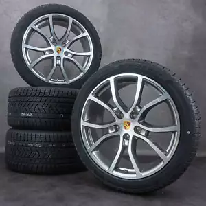 Original Porsche Cayenne Felgen 21 Zoll Coupé 9Y3 Winterräder Winterreifen NEU - Bild 1 von 3