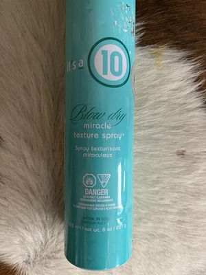 It's a 10 spray de textura milagrosa secado por soplado - 8 oz nuevo Foto 1 de 2