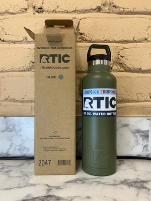 Botella de agua RTIC 20 oz, | VERDE OLIVA | TOTALMENTE NUEVA Foto 1 de 2