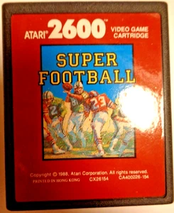 ATARI VCS 2600 -- SUPER FOOTBALL (ATARI CX26154) - Picture 1 of 2