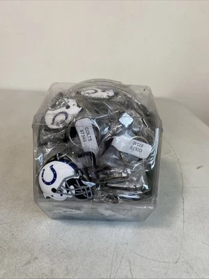 New NFL Indianapolis Colts Helmet Keychain Set Of 60 PVC - Image 1 of 4