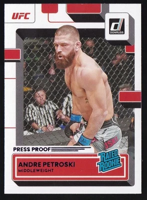 Andre Petroski Donruss UFC 2023 Purple Press Proof - Image 1 of 2