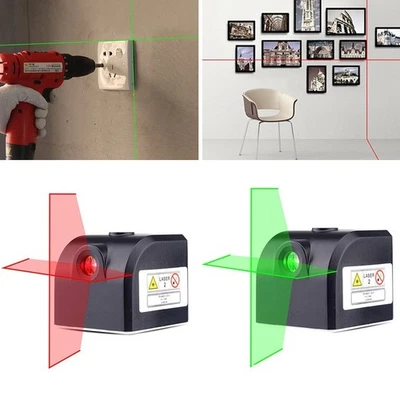 Level 2 Lines Horizontal and Vertical Cross Line Mini Cross Red Green Laser - Image 1 of 4