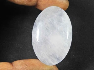27X40MM Natural Baby Pink Rose Quartz Oval Cabochon Loose Gemstone 79Cts. - Bild 1 von 7