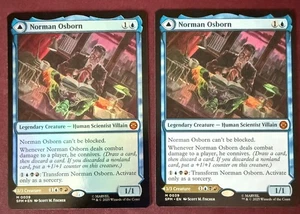Magic MTG Marvel's Spider-Man Norman Osborn 1 x Foil 1 x Regular M0039 SPM - Picture 1 of 2