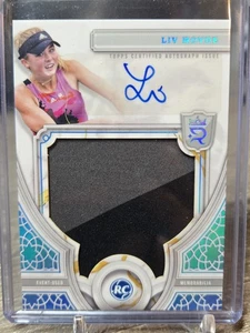 2024 TOPPS ROYALTY TENNIS LIV HOVDE ROOKIE RELIC PATCH AUTOGRAPH Platinum 1/1 RC - Picture 1 of 2