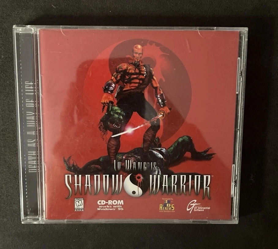 Lo Wang Shadow Warrior (Jewel Case) (PC, 1997) Doom Duke Nukem Like Shooter - Image 1 of 1
