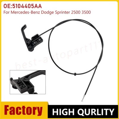 Manija y cable de liberación del capó 5104405AA para Mercedes-Benz Dodge Sprinter 2500 3500 Foto 1 de 4