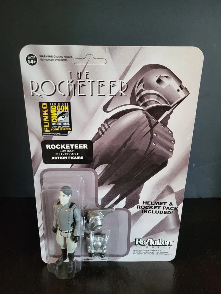 The Rocketeer/1000 LE SDCC 2014 3,75" SUPER 7 Reacción NUEVO Foto 1 de 3