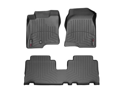 WeatherTech FloorLiner for 2008-2010 Saturn Vue - 1st & 2nd Row, Black - Image 1 of 4