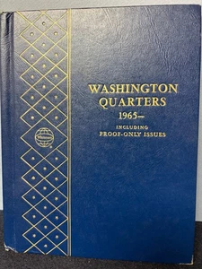 1965-1978 Washington Quarters in a Whitman Folder 33 Münzen - inkl. 9 Polierte Platte Münzen - Bild 1 von 3