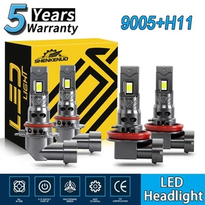 Fit Toyota Camry 2007-2017 9005 H11 Combo LED Headlight High/Low Beams Bulbs Kit - Picture 1 of 16