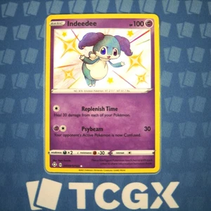 Pokemon - Indeedee - SV059/SV122 - SWSH: Shining Fates - Holo - Shiny Holo Ra casi nuevo - Imagen 1 de 1