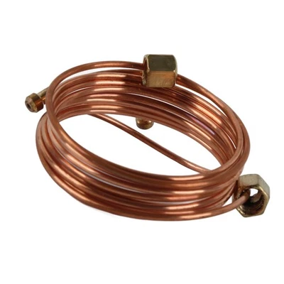 Mechanical Oil Pressure Gauge Tubing Kit 72in Copper Tubing Installation Kit Wit - Image 1 of 4