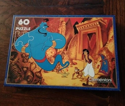 Puzzle Clementoni di "Aladin",60 pezzi, originale anni 80 - Immagine 1 di 4