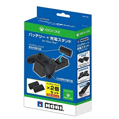 Battery + Charging Stand for Xbox One 2 of 1200mAh Battery Packs Hori Japan - Image 1 of 4