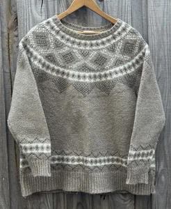 J.Jill Pullover Pulli Raglan/Langarm Wollmischung Rundhals Loose Fit Gr. L - Bild 1 von 10