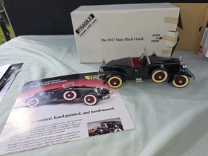 1927 Stutz Black Hawk Danbury Mint Metal Model Original Box 1:24 Diecast Car - Picture 1 of 17