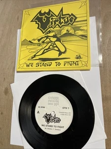 Virtue – We Stand To Fight/ High Treason NWOBHM 7" Private Pressing OTH1 1985 - Picture 1 of 13