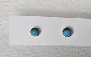 Aretes turquesa plata de ley - Imagen 1 de 2