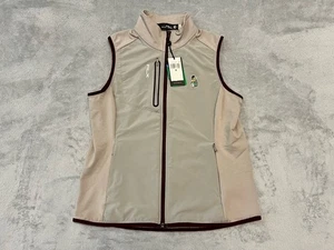RLX Ralph Lauren Women’s Sleeveless Golf Vest Medium Grey/Red Logo NWT - Picture 1 of 16