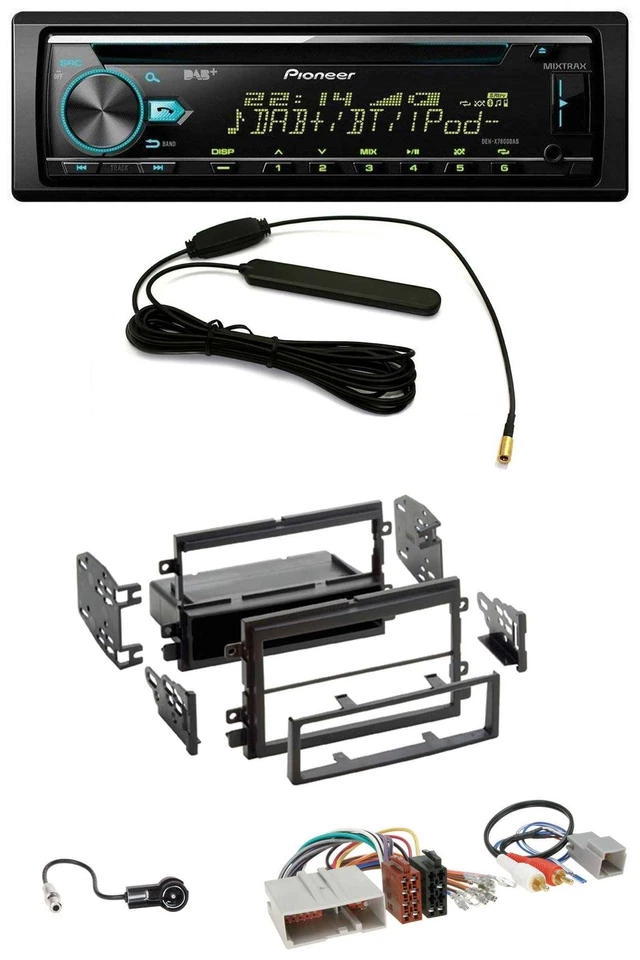 Pioneer CD MP3 AUX DAB USB Autoradio für Ford Mustang, F150 (2004-2009) - Bild 1 von 4