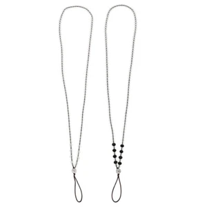 2 pièces lanières de téléphone portable lanière de téléphone portable lanières en silicone clip - Photo 1/12