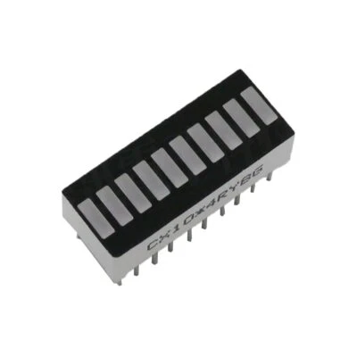  2PCS/lot  10 Segment Blue Green Yellow Red Colorful  BAR Graph Indicator  new - Image 1 of 2