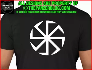 Slavic Sun Wheel T-Shirt Norse Viking Gift - Picture 1 of 49